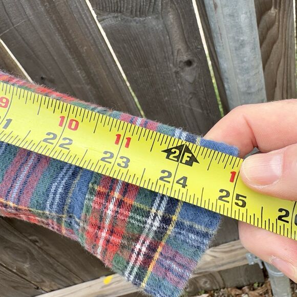 Vintage LL Bean Tartan Scotch Plaid Flannel Shirt Men M Button Down Shirt 228061 - Picture 9 of 10